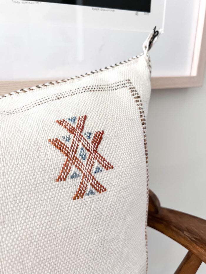 Daisy VIII Moroccan Cactus Silk Pillow