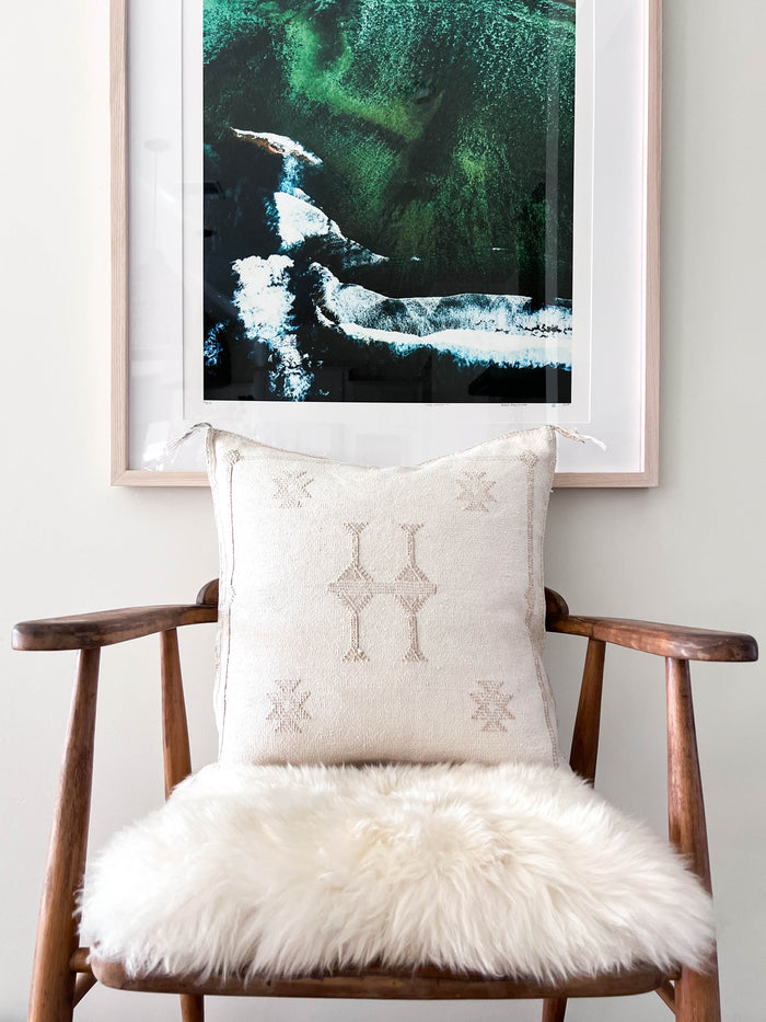 Daisy X Moroccan Cactus Silk Pillow