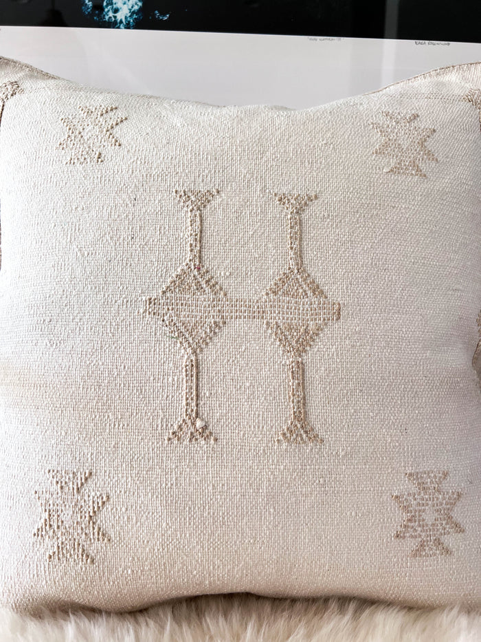 Daisy X Moroccan Cactus Silk Pillow