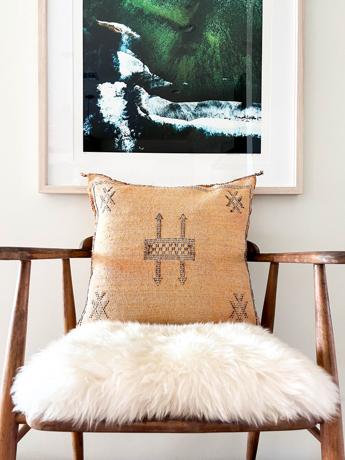 Dandelion X Moroccan Sabra Cactus Silk Pillow