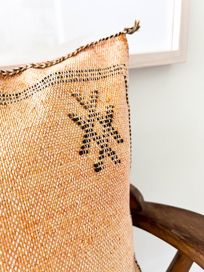 Dandelion X Moroccan Sabra Cactus Silk Pillow