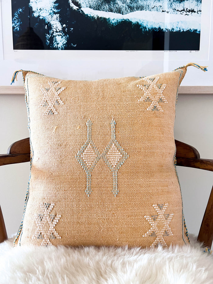Dandelion XI Moroccan Sabra Cactus Silk Pillow
