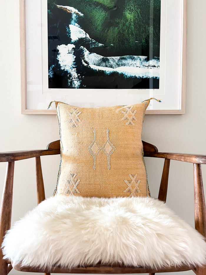 Dandelion XI Moroccan Sabra Cactus Silk Pillow