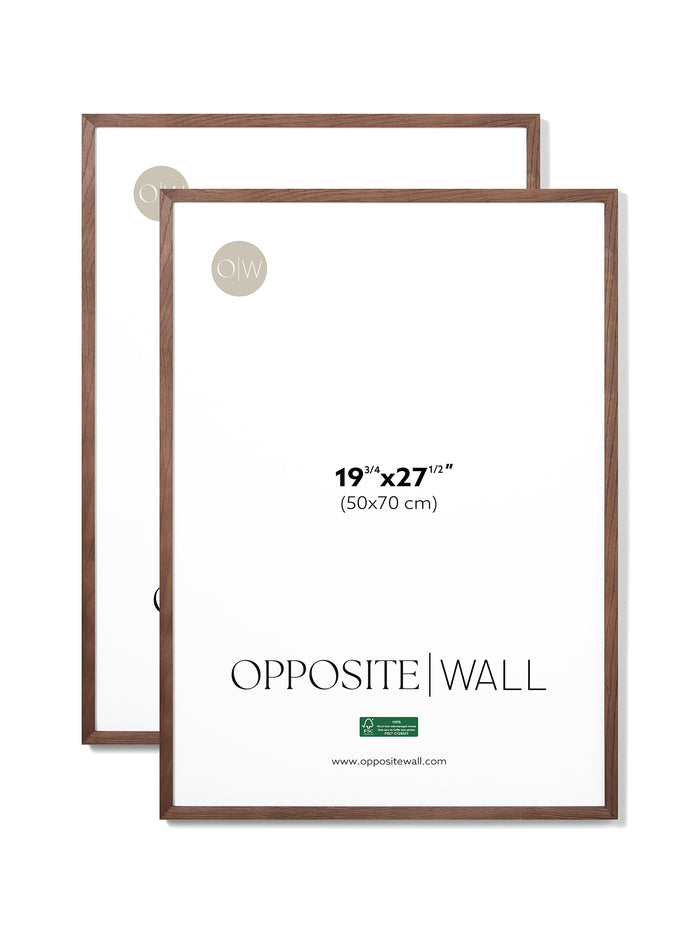 Dark Oak Frame (2 Pack), 19¾x27½ in | 50x70 cm