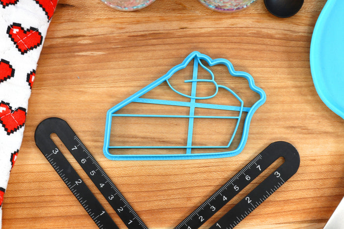 Delicious Desert Cookie Cutters - Cake Roll, Cinamon Roll, Cupcake, gelatin Dessert, Pie Slice - Desert Shaped Cookies