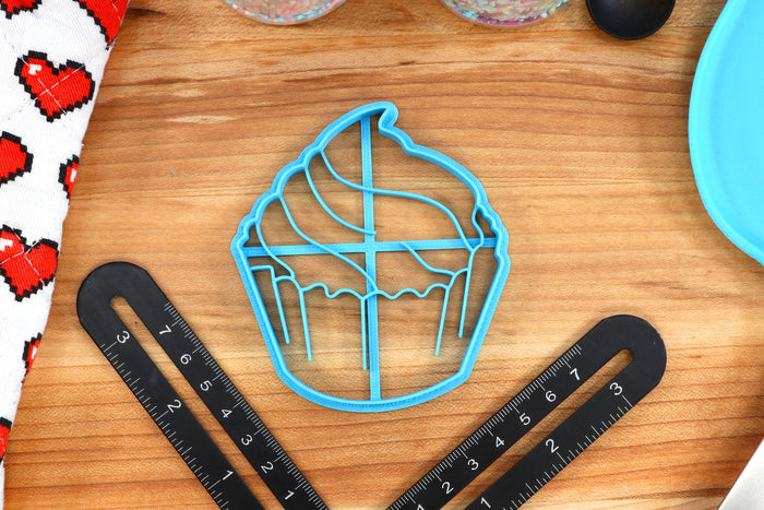 Delicious Desert Cookie Cutters - Cake Roll, Cinamon Roll, Cupcake, gelatin Dessert, Pie Slice - Desert Shaped Cookies