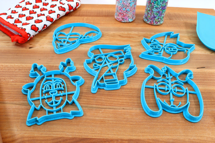Deltarune Cookie Cutters Chapter 2 - Spamton, Ralsei, Noelle, Queen, Berdly  - Undertale /  Baking Gift