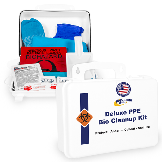 Deluxe PPE & Clean Up Kit Plastic