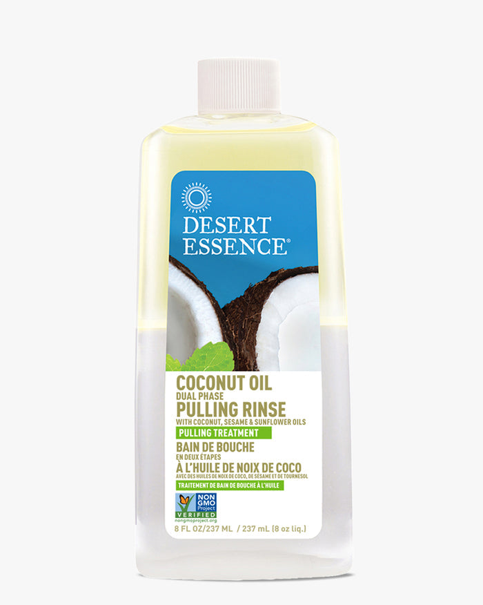 Desert Essence Coconut Oil Pulling Rinse - 8oz