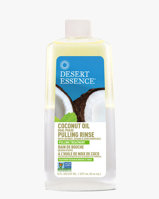 Desert Essence Coconut Oil Pulling Rinse - 8oz
