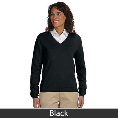 Devon & Jones Ladies' V-Neck Sweater