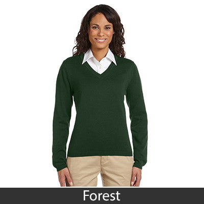 Devon & Jones Ladies' V-Neck Sweater
