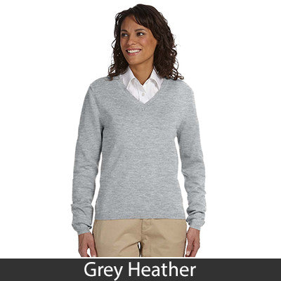 Devon & Jones Ladies' V-Neck Sweater