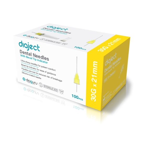 Diaject_Dental_Needles_with_Bevel_Tip_Indicator_30_G_x_21_mm_Yellow_Box_of_100