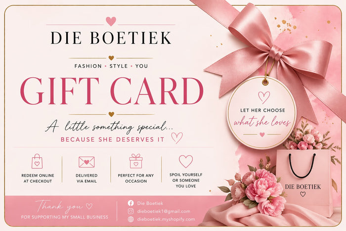 Die Boetiek Gift Card
