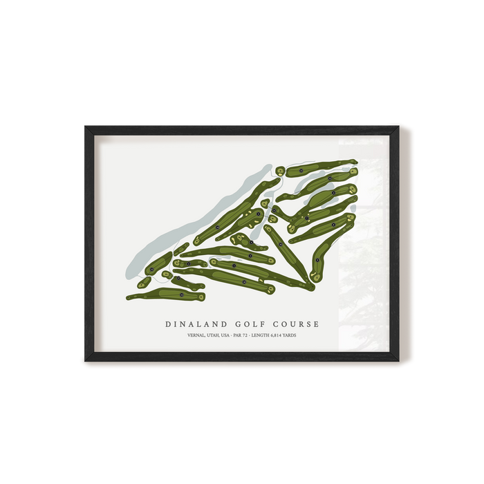 Dinaland Golf Course | Golf Course Map | Black+Frame