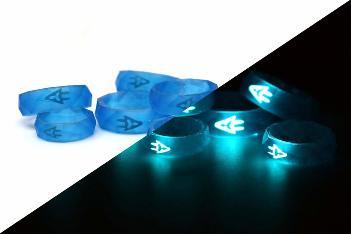 Dragoon FFXIV Ring Glow in the Dark Soul Crystal/DRG Job Stone Final Fantasy XIV FF14 - LootCaveCo