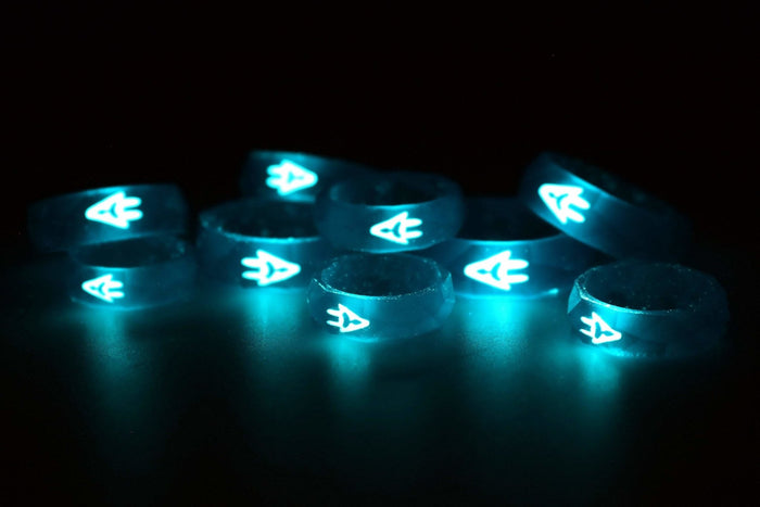 Dragoon FFXIV Ring Glow in the Dark Soul Crystal/DRG Job Stone Final Fantasy XIV FF14 - LootCaveCo
