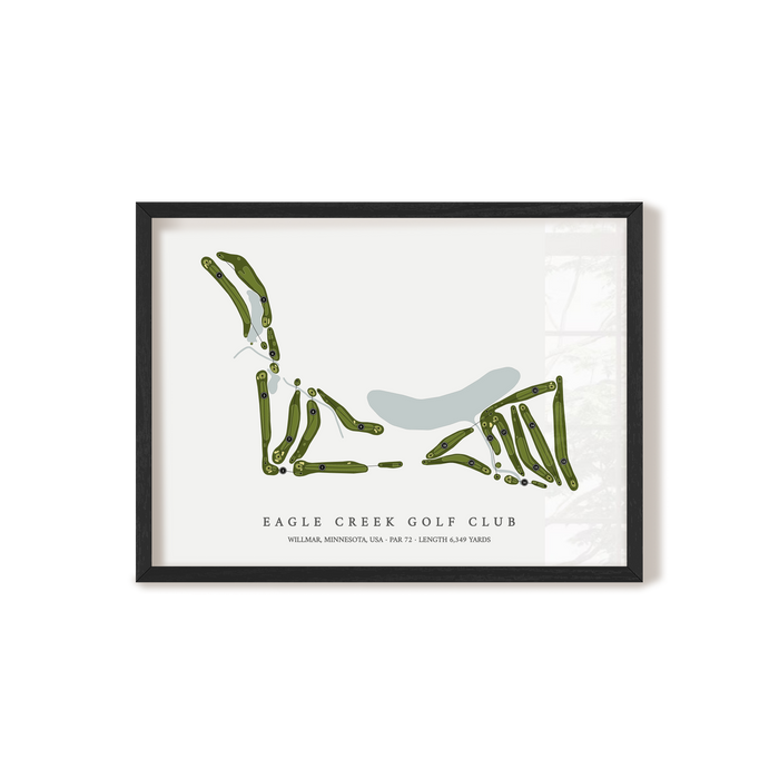 Eagle Creek Golf Club | Golf Course Map | Black+Frame