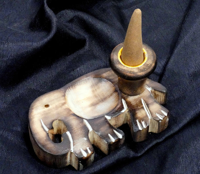 Elephant Multi Use Burner - Incense/ Cone/ Backflow cones