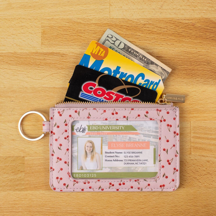 Elyse Breanne ID Holder Wallet - Painted Cherries