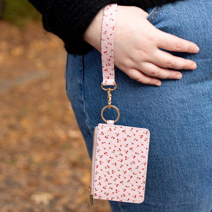 Elyse Breanne ID Holder Wallet - Painted Cherries