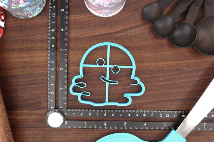 Emoticon Cookie Cutters Set 2 - Blushing Emoticon, Sus Emoticon, Kiss Emoticon, Melting Emoticon - Emoticon Gift