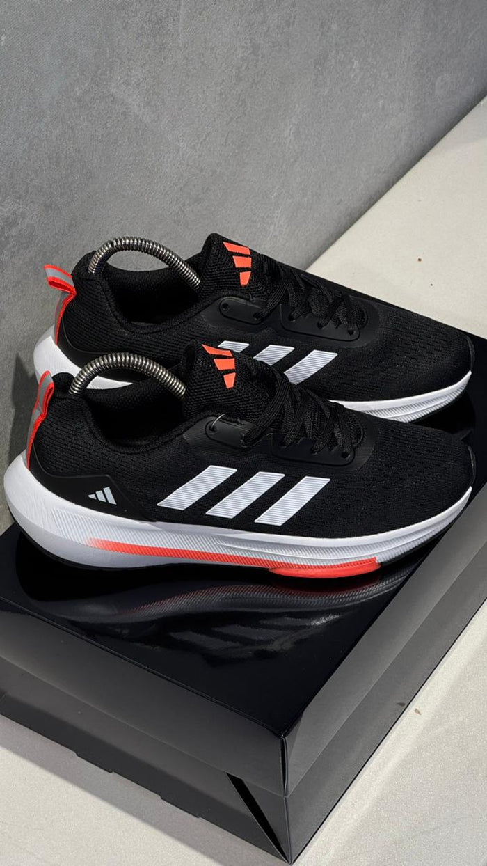 ADIDAS EQ22 NEGRO BLANCO NARANJA