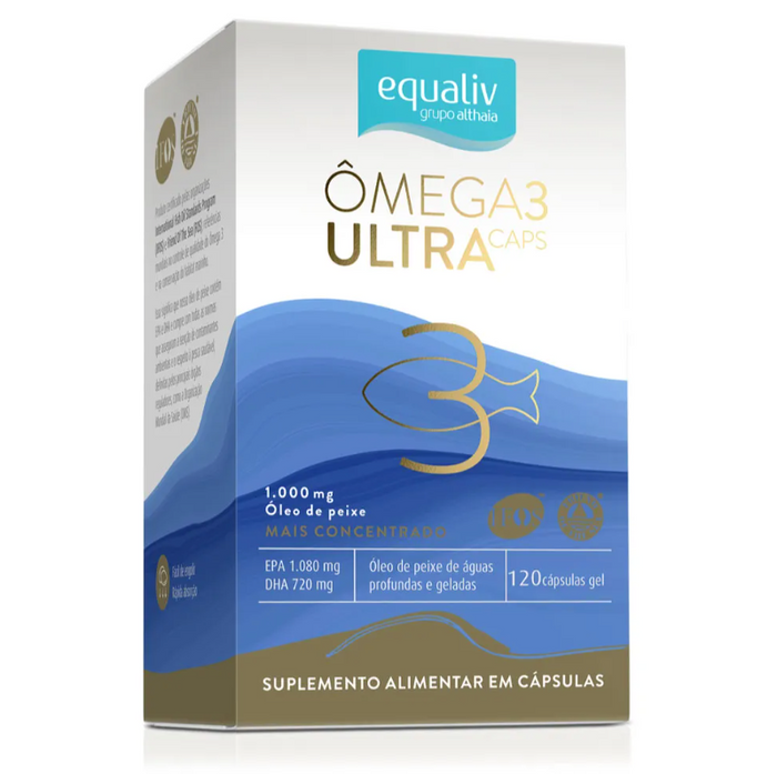 EQUALIV | Ômega 3 Ultra Caps (120 cápsulas)