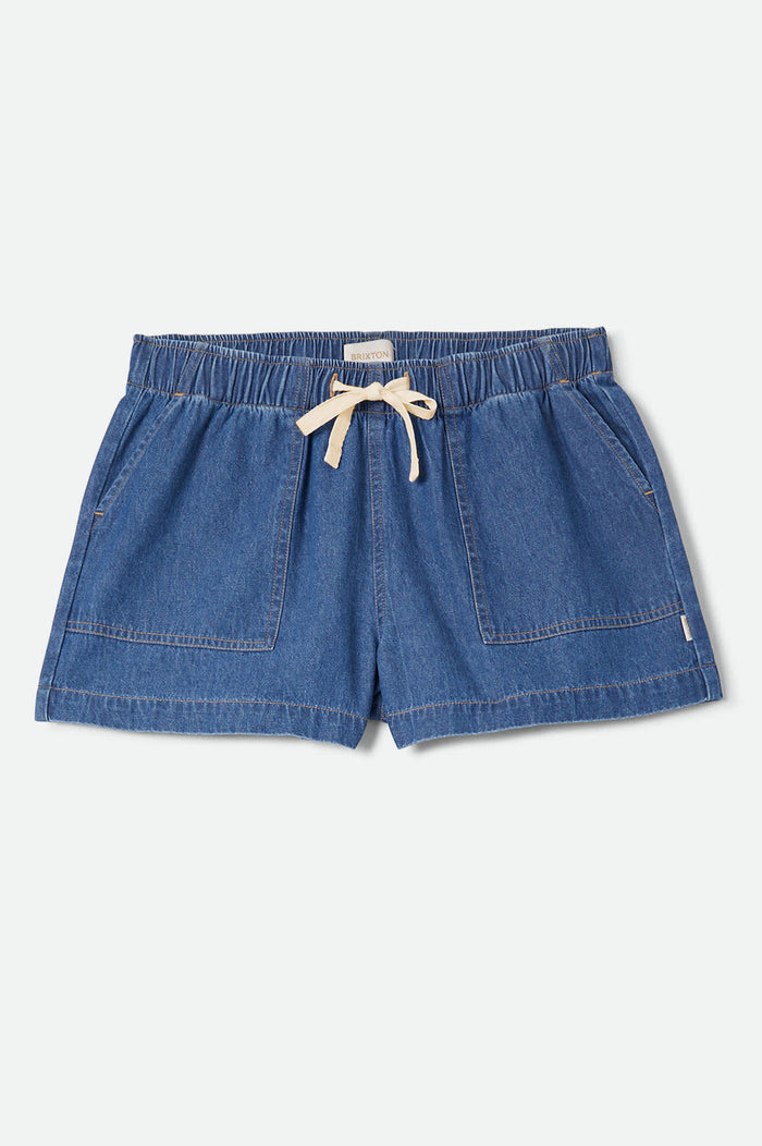 Women's Everyday Women's Short in the color Medium Chambray - Front Product View