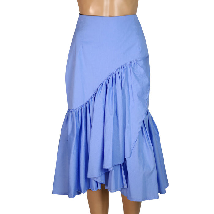 Fabrosanz: Blue Asymmetrical Skirt