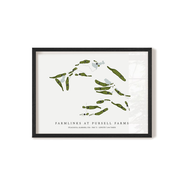 FarmLinks at Pursell Farms | Golf Course Map | Black+Frame