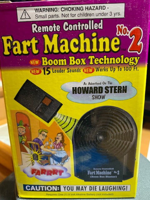Fart Machine Number 2 - Remote Controlled - Makes Hilarious Sounds! - Great Fun