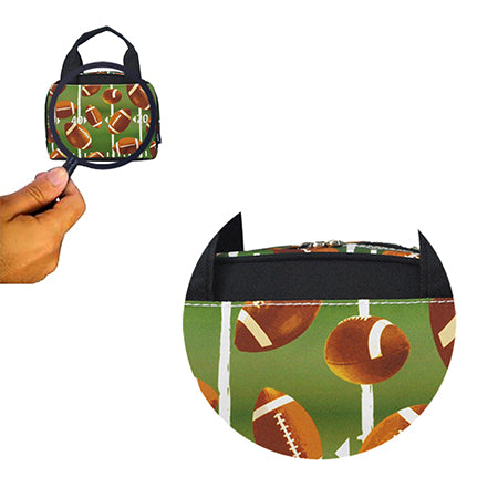 football lunch bag, NGIL football lunch bag, insulated football lunch bag, football cooler bag, football snack bag, canvas football lunch tote, football team lunch bag, football coach lunch bag, football fan lunch bag, football practice lunch bag, game day lunch bag, football school lunch bag, football carryall lunch tote, zippered football lunch bag, football teacher lunch tote, football nurse lunch bag, football player lunch box, monogram football lunch bag, sporty football lunch tote