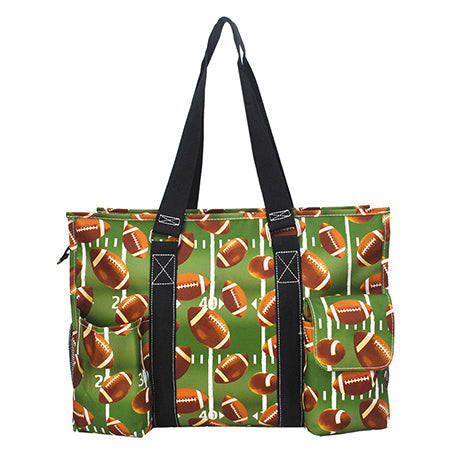 football tote bag, football organizer tote, NGIL football tote, football team mom bag, football coach tote, football gear bag, canvas football tote, football utility bag, football zippered tote, football caddy tote, football travel tote, football diaper bag, football game day bag, football practice tote, football mesh pocket tote, football field bag, monogram football tote, football fan bag, football grocery tote, football gift bag, football overnight tote
