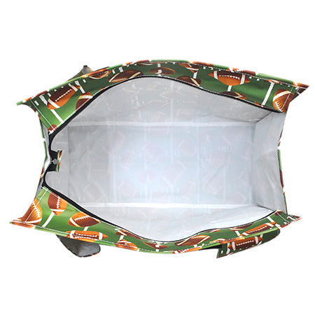 football tote bag, football organizer tote, NGIL football tote, football team mom bag, football coach tote, football gear bag, canvas football tote, football utility bag, football zippered tote, football caddy tote, football travel tote, football diaper bag, football game day bag, football practice tote, football mesh pocket tote, football field bag, monogram football tote, football fan bag, football grocery tote, football gift bag, football overnight tote
