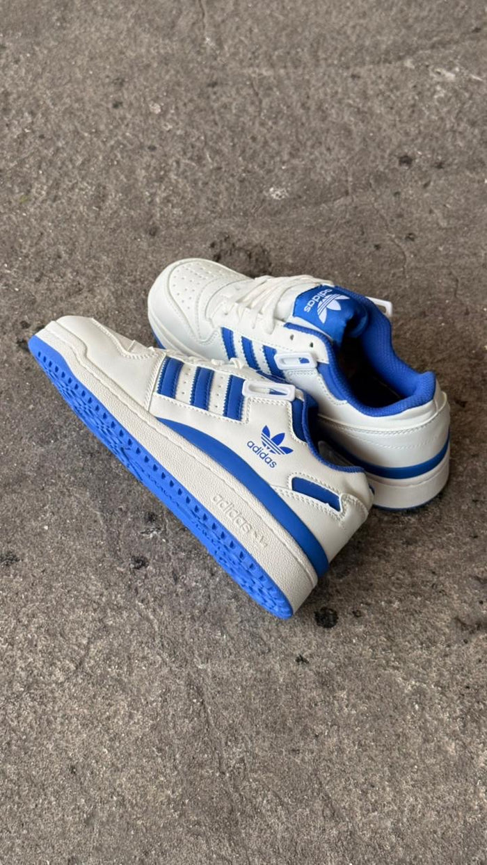 ADIDAS FORUM BLANCO AZUL