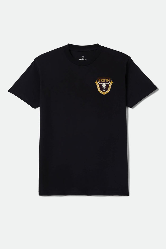 Men's Fraser Standard T-Shirt in the color Black - Front Product View