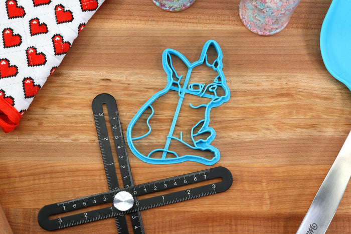French Bulldog Cookie Cutters - Cutesy Frenchie, Frenchie Outline, Frenchie Sitting, Frenchie Stack - Gift for French bulldog Owner