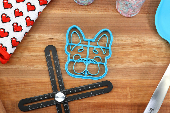 French Bulldog Cookie Cutters - Cutesy Frenchie, Frenchie Outline, Frenchie Sitting, Frenchie Stack - Gift for French bulldog Owner
