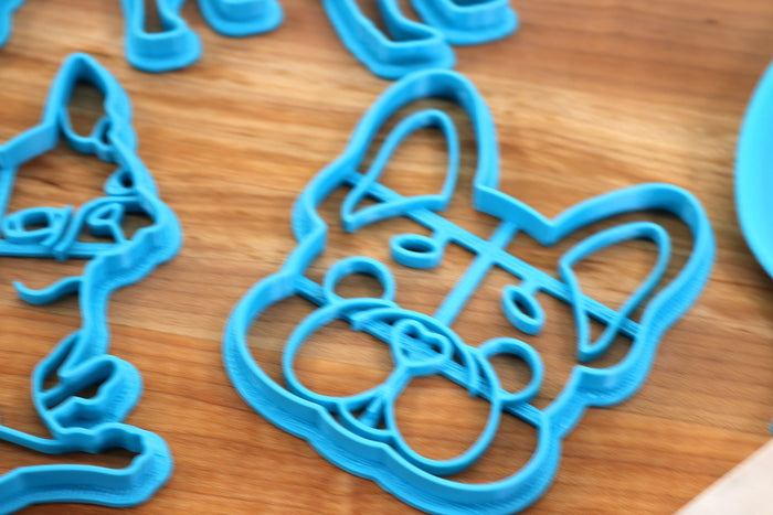French Bulldog Cookie Cutters - Cutesy Frenchie, Frenchie Outline, Frenchie Sitting, Frenchie Stack - Gift for French bulldog Owner