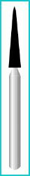 G/167-012 (859) 10-Pk , Multi use Gold Diamond Bur Needle Taper Shaped