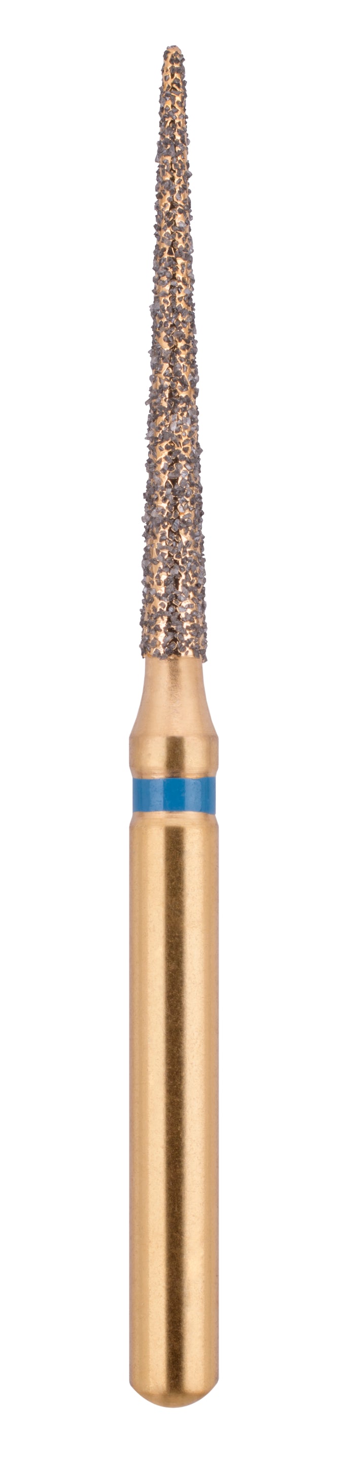 G/167-012 (859) 10-Pk , Multi use Gold Diamond Bur Needle Taper Shaped