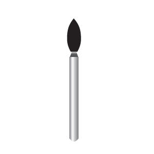 G/257-023 (368)  10-Pk , Multi use Gold Diamond Burs Football Shaped