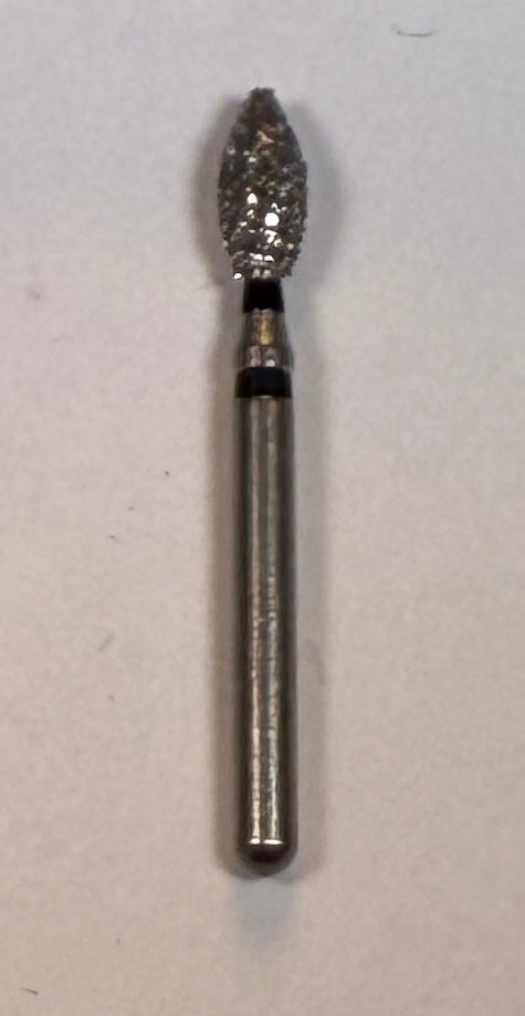 G/257-023 (368)  10-Pk , Multi use Gold Diamond Burs Football Shaped