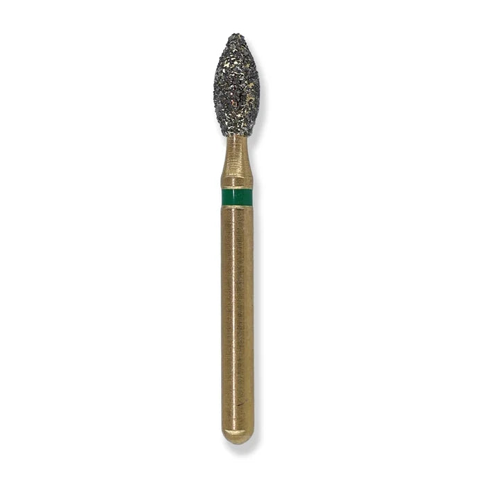 G/257-023 (368)  10-Pk , Multi use Gold Diamond Burs Football Shaped