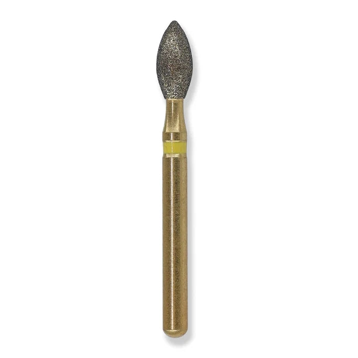 G/257-023 (368)  10-Pk , Multi use Gold Diamond Burs Football Shaped