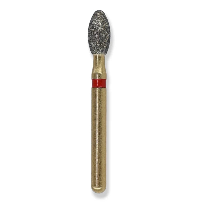 G/257-023 (368)  10-Pk , Multi use Gold Diamond Burs Football Shaped