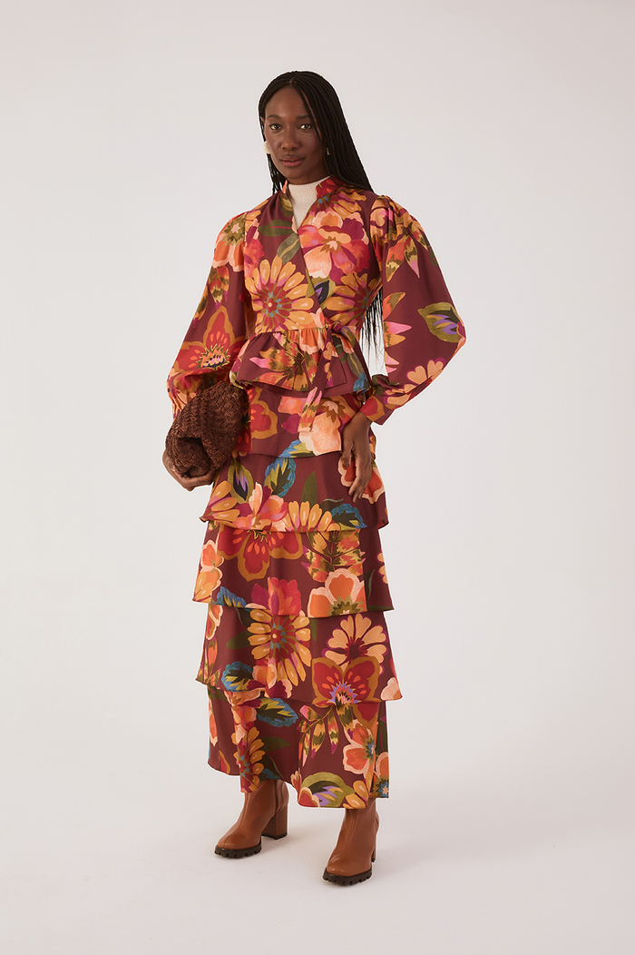 Garden Print Skirt_2
