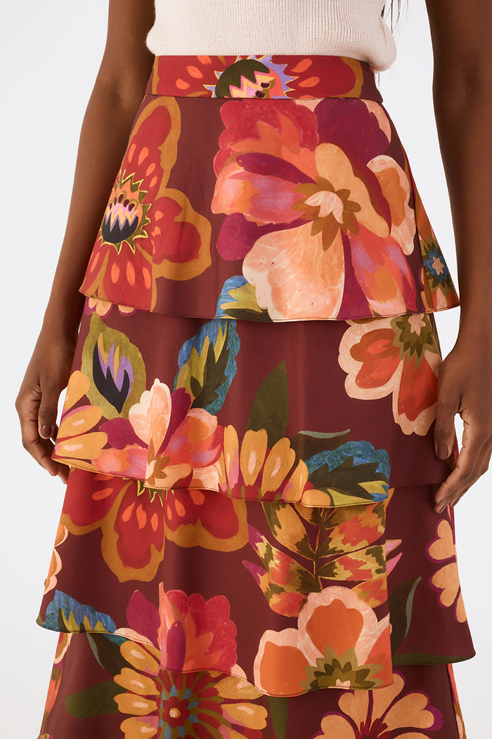 Garden Print Skirt_6